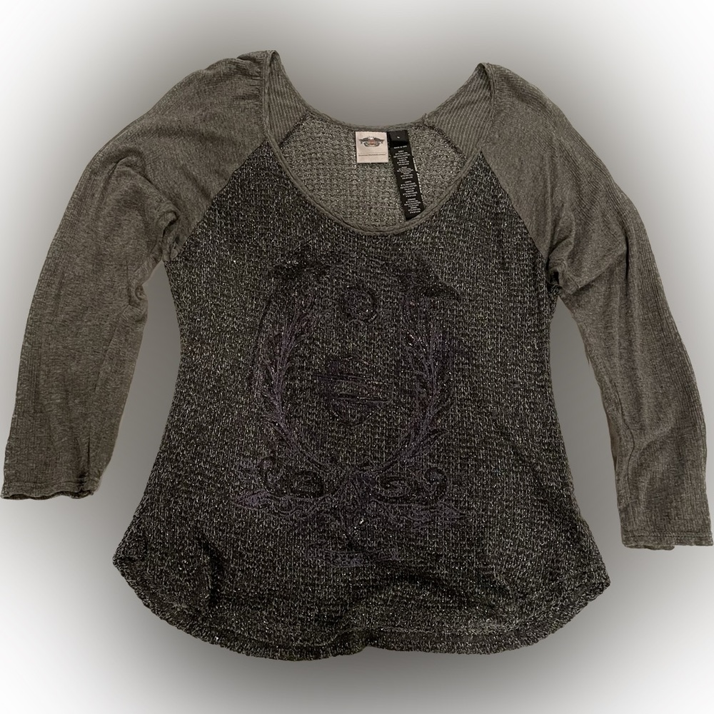 Harley Davidson mesh tshirt L